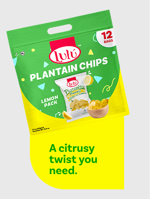 Plantain chips lemon pack (12 pack) – LuluPlantainchips