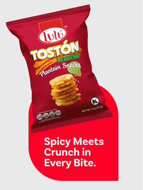Tostón lemon plantain snacks (1.99oz) – LuluPlantainchips