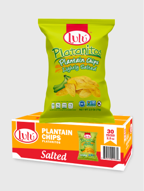 Salted Plantain Chips 30 Packs 2.5oz