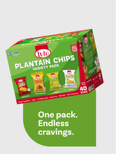 Load image into Gallery viewer, Variety Box Plantain Chips 40 Packs 1.4oz