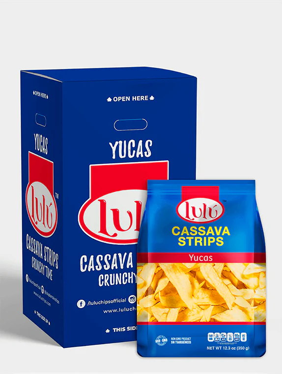 Lulu Cassava Strips 12.5 ounces Family Size Yuca Chips