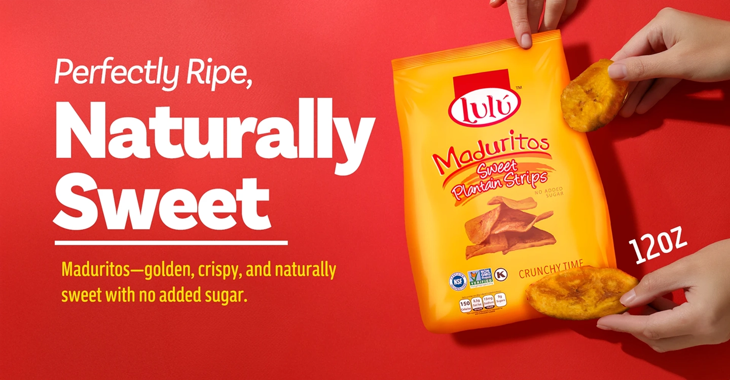 Lulu Maduritos Sweet Plantian Chips