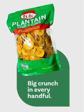 Plantain chips coins (19oz)