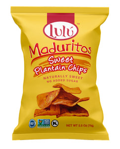 Sweet Plantain Chips 30 Packs 2.5oz