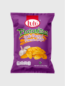 Garlic Plantain Chips 30 Packs 2.5oz