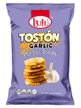 Load image into Gallery viewer, Tostón garlic plantain snacks (1.99oz)
