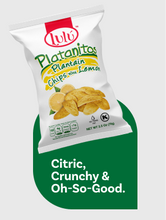 Load image into Gallery viewer, Lemon Plantain Chips 30 Packs 2.5oz