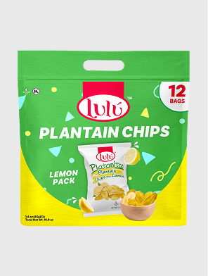 Plantain chips lemon pack (12 pack)