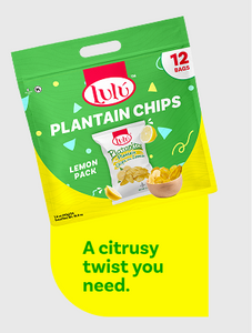 Plantain chips lemon pack (12 pack)