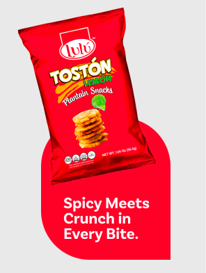 Tostón lemon plantain snacks (1.99oz)