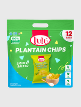 Load image into Gallery viewer, Plantain chips lightly salted (12 pack)