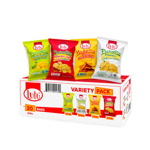 Variety Box Plantain Chips 30 Packs 2.5oz