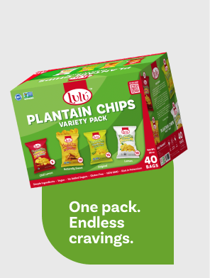 Variety Box Plantain Chips 40 Packs 1.4oz