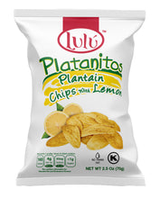 Load image into Gallery viewer, Lemon Plantain Chips 30 Packs 2.5oz