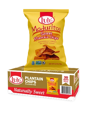 Sweet Plantain Chips 30 Packs 2.5oz