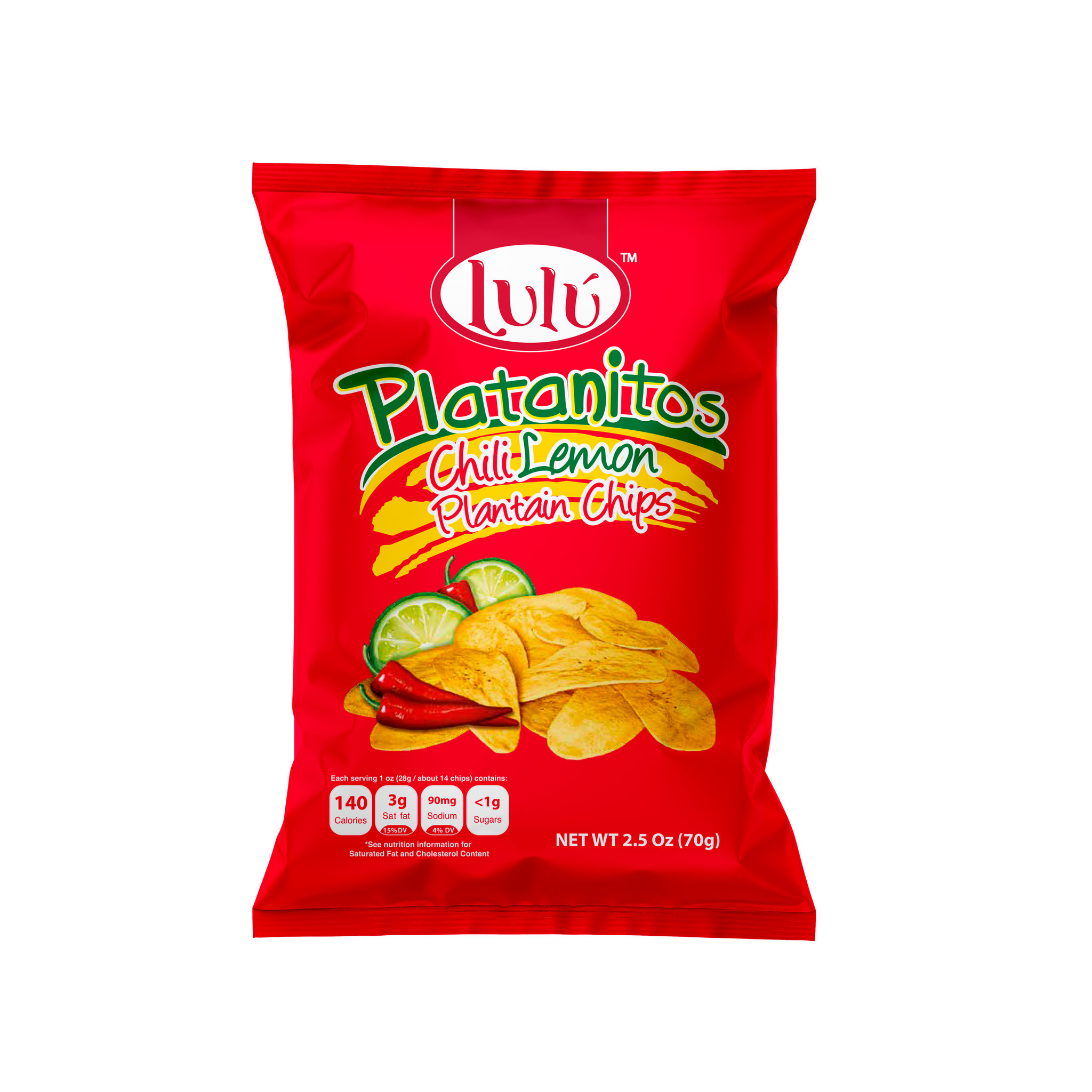  LULU Lime Plantain Chips, Chips Snack Pack